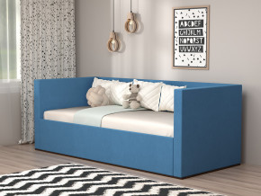 Кровать мягкая с подъёмным механизмом арт. 030 синий в Миассе - miass.magazinmebel.ru | фото - изображение 1