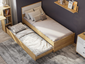 Кровать одинарная Милан выкатная с настилом в Миассе - miass.magazinmebel.ru | фото