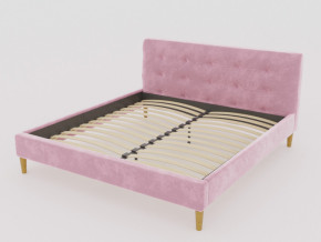 Кровать Пайли 1200 розовый в Миассе - miass.magazinmebel.ru | фото - изображение 1