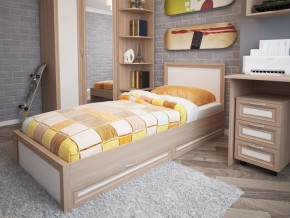 Кровать с настилом Остин модуль 21 с ящиками 24 в Миассе - miass.magazinmebel.ru | фото