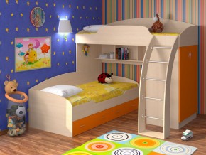 Кровать Соня 1+2 Оранжевый в Миассе - miass.magazinmebel.ru | фото - изображение 1