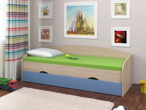 Кровать Соня 2 сонома-голубой в Миассе - miass.magazinmebel.ru | фото