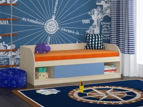 Кровать Соня 4 дуб молочный-голубой в Миассе - miass.magazinmebel.ru | фото