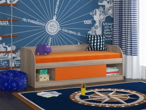 Кровать Соня 4 сонома-оранжевый в Миассе - miass.magazinmebel.ru | фото