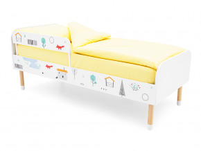 Кровать Stumpa Классика с бортиком рисунок Шале в Миассе - miass.magazinmebel.ru | фото - изображение 1