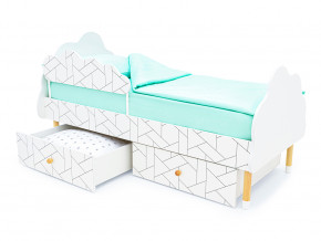 Кровать Stumpa Облако бортик и ящики рисунок Мозаика в Миассе - miass.magazinmebel.ru | фото - изображение 5