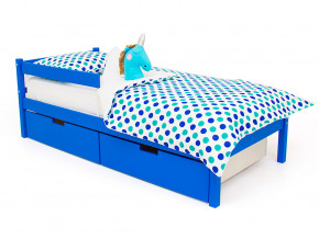 Кровать Svogen classic с ящиками и бортиком синий в Миассе - miass.magazinmebel.ru | фото