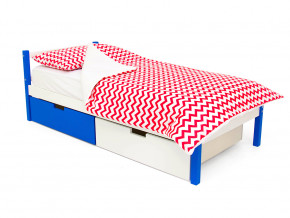 Кровать Svogen classic с ящиками сине-белый в Миассе - miass.magazinmebel.ru | фото - изображение 1