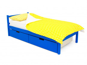 Кровать Svogen classic с ящиками синий в Миассе - miass.magazinmebel.ru | фото