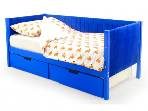 Кровать-тахта мягкая Svogen с ящиками синий в Миассе - miass.magazinmebel.ru | фото