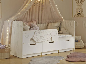 Кровать Юниор-4 800х1600 Шарли Белый в Миассе - miass.magazinmebel.ru | фото