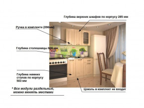 Кухонный гарнитур 2 Грецкий орех 1000 в Миассе - miass.magazinmebel.ru | фото - изображение 2