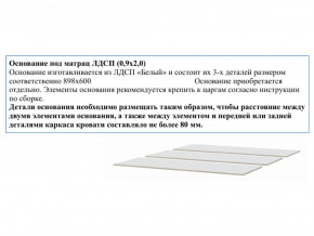 Основание из ЛДСП 0,9х2,0м в Миассе - miass.magazinmebel.ru | фото