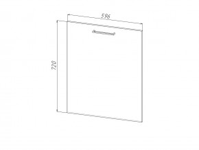 П 60 Комплект для посудомоечной машины 600 мм (цоколь + фасад) ЛДСП в Миассе - miass.magazinmebel.ru | фото