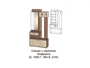 Секция с зеркалом в Миассе - miass.magazinmebel.ru | фото
