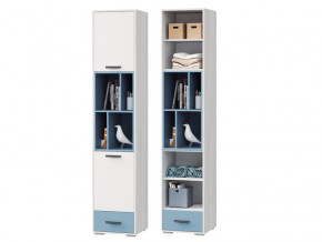 Шкаф для книг с 2 дверками и 1 ящиком Стич в Миассе - miass.magazinmebel.ru | фото - изображение 1