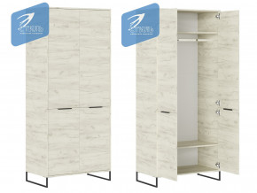 Шкаф для одежды ШК-001 Лофт дуб крафт белый в Миассе - miass.magazinmebel.ru | фото
