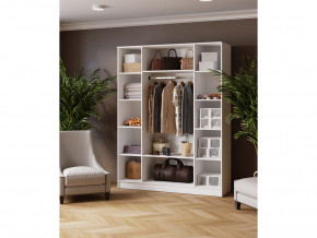 Шкаф комбинированный Ларс 1600 белый в Миассе - miass.magazinmebel.ru | фото - изображение 2