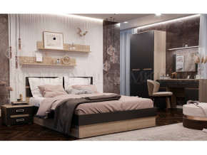 Спальня Ким Графит софт, сонома в Миассе - miass.magazinmebel.ru | фото