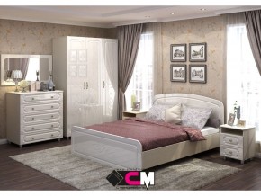 Спальня Виктория МДФ с большим комодом в Миассе - miass.magazinmebel.ru | фото - изображение 1