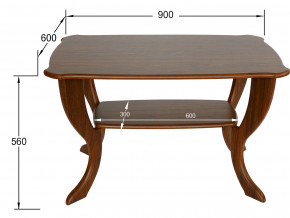 Стол журнальный Маэстро СЖ-01 орех в Миассе - miass.magazinmebel.ru | фото - изображение 2