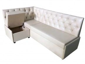 Угловой диван Призма со стяжками белый со спальным местом в Миассе - miass.magazinmebel.ru | фото - изображение 2
