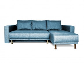 Угловой диван серо-синий с подлокотниками Некст denim в Миассе - miass.magazinmebel.ru | фото